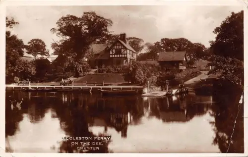 BR64202 eccleston ferry on the dee chester echtfoto uk