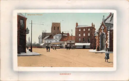 BR64255 Marktplatz Grimsby UK