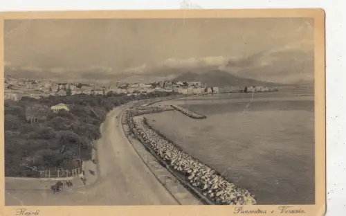 BF32722 napoli panorama e vesuvio italy front/back image