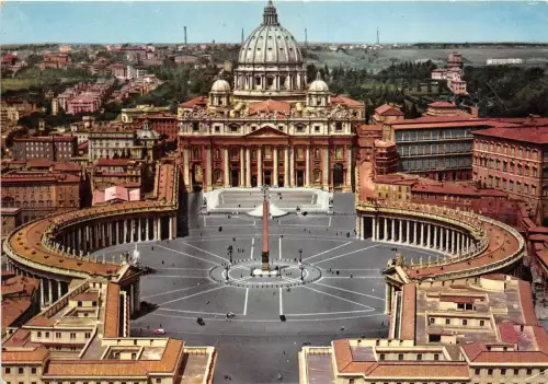 B58337 Petersplatz Roma Italien