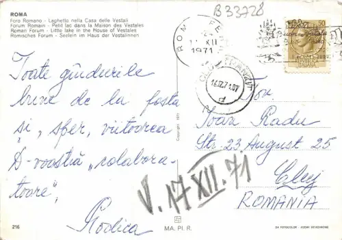 B33728 Roma Foro Romano Italien