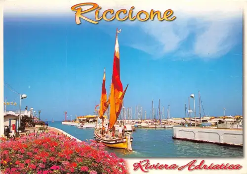 B47695 Riccione Porto Canale Schiffsbateaux Italien