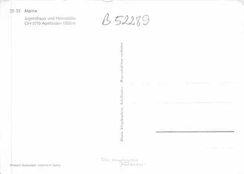 B52289 Alpina Adelboden Multiviews Schweiz