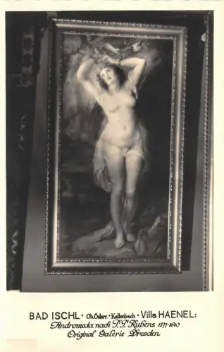 Lot168 Andromeda Gemälde Postkarte P P Rubens Bad Ischl Österreich Echtfoto