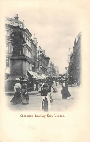 BR81882 Cheapside Looking East London UK
