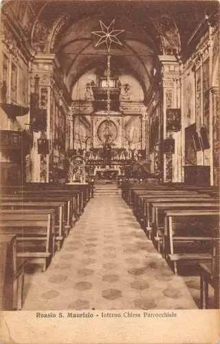 BR57871 Roasio S Maurizio interno chiesa parrocchiale Italien