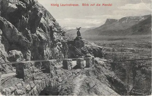 Lot164 König Laurin Straßenansicht der Mendola Italien Mendel Laurinstrasse