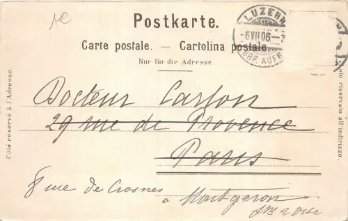 Lot104 Schweiz Vitznau Litho