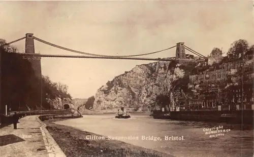 uk41665 Clifton Hängebrücke Bristol Echtfoto UK