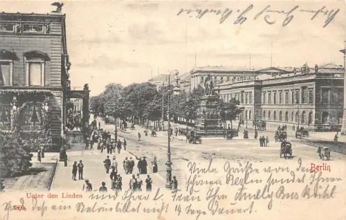 Lot212 deutschland berlin unter der lindenkutsche litho