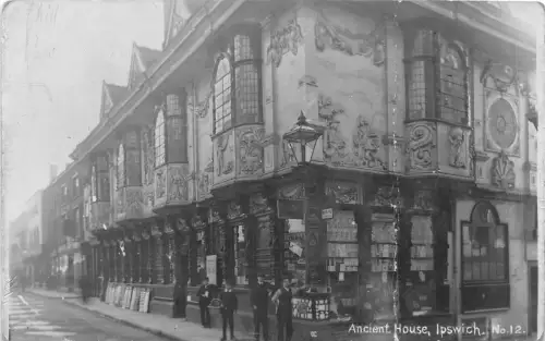 uk48558 altes Haus Ipswich Echtfoto UK