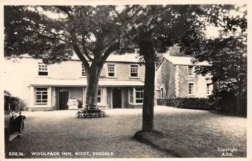 uk50881 woolpack inn boot eskdale real photo uk
