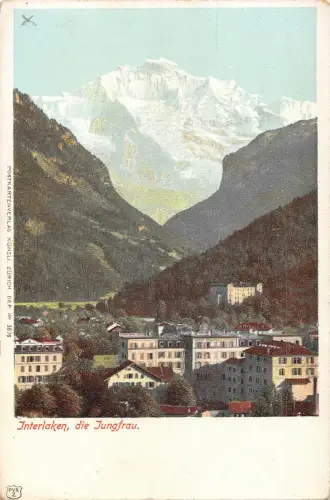 B107796 Österreich Interlaken die Jungfrau Panorama Echtfoto UK