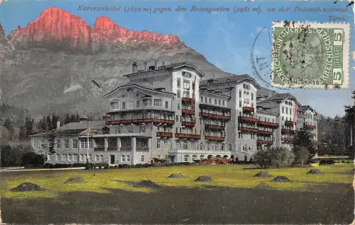 BR44212 Karseehotel gegen den rosengarten tirol österreich