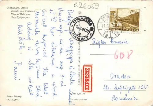 B26059 Straßenbahn Debrecen
