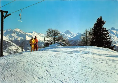 BG18061 sur les pistes de ski thyon les collons dent blanche switzerland