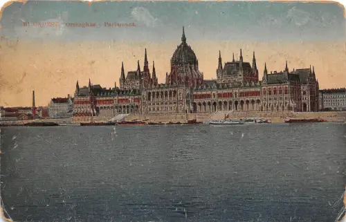 B41110 Budapester Parlament Ungarn