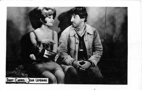 B70779 Dary Carrel und Jean Lefebvre Schauspieler Schauspieler 7x5cm