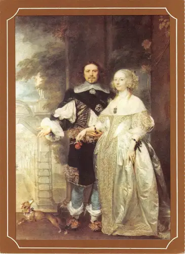 B63790 Kunst Reproduktion Peinture Abraham Vand den Tempel Gemälde Postkarte