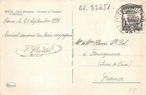 BR32651 Roma Foro Romano Italien