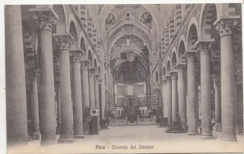 BF32392 interno del duomo pisa italy front/back image