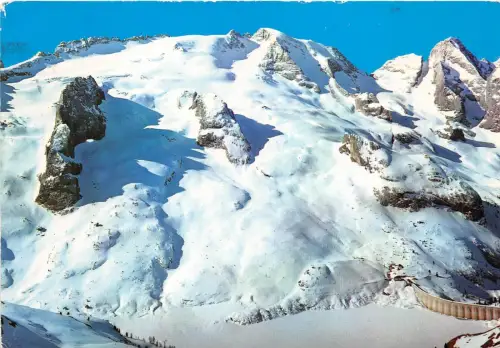 BG17555 marmolada dolomiti versante nord italien Postkarte