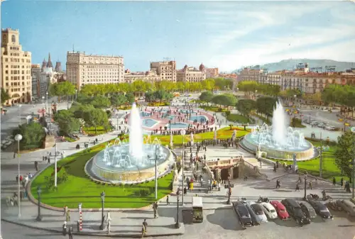 BR15176 Barcelona Plaza de Cataluna Spanien