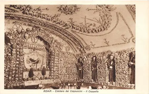 B5845 Roma Cimitero del Cappuccini Il Capella