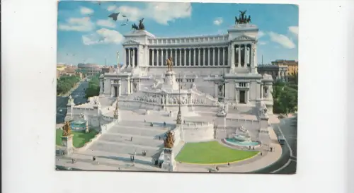 BF23345 roma altare della patria italy front/back image