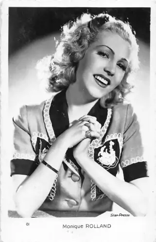 B10935 Schauspieler Schauspieler Kino Film Monique Rolland