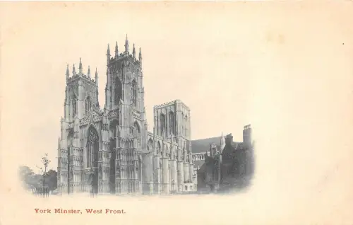 B5391 York Minister West Front