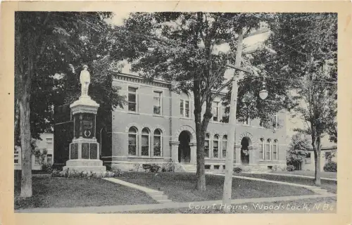 B4879 Court house Woodstock N B front/back scan