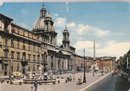 BF23206 roma piazza navona italy front/back image