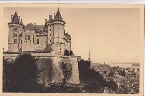 BF11351 saumur vue generale au premier plan le chateau france front/back image