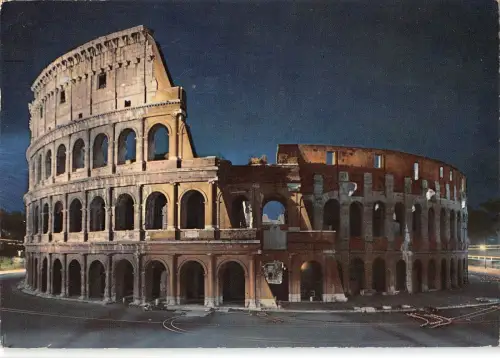 BT1568 roma il colosseo notturno italy