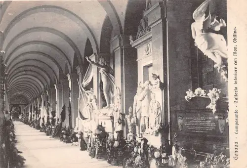 B6150 Italien Genua Camposanto Galleria Inferiore con Mon Ghilino