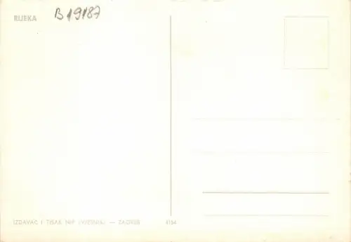 B19187 Schiff Bateaux Rijeka