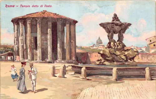 BR32682 Roma Tempio detto di Vesta italy