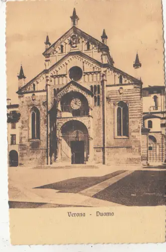BF32775 duomo verona italy front/back image