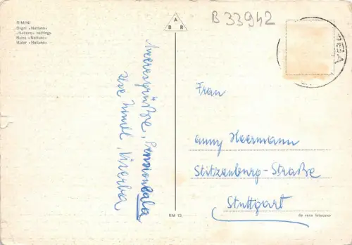 B33942 Rimini Bains Nattuno Italien