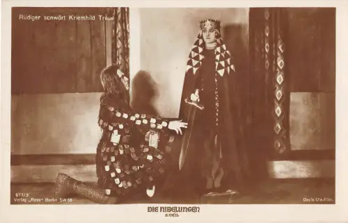 DM872 margarete schon rudolf rittner nibelungen ross verlag schauspieler filmstar