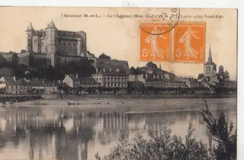 BF12320 saumur m et l le chateau france front/back image