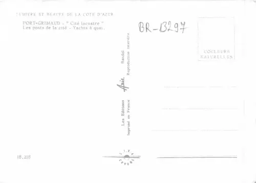 BR13297 Cite lacustree Port Grimaud france