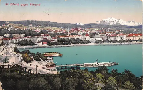 B37384 Zürich gegen Utoquai Schweiz