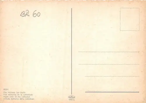 BR060 Nachtansicht Dom Bern Schweiz
