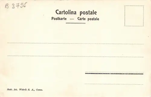 B3795 Italien Lago di Como Tremezzo 1900 Front/Back Scan