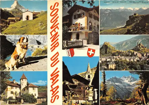 BR11176 Wallis Mehrfachansichten Schweiz