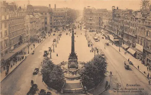 BR32239 Bruxelles Place de Brouckere et Boulevard Anspach belgien