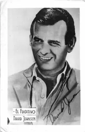 B70864 El Fugitivo David Jeansen Schauspieler Schauspieler 5x3cm