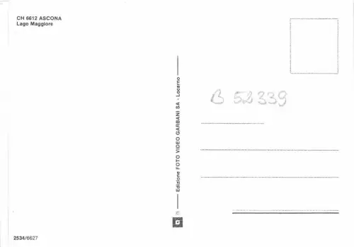 B52339 Ascona Lago Maggiore Schweiz